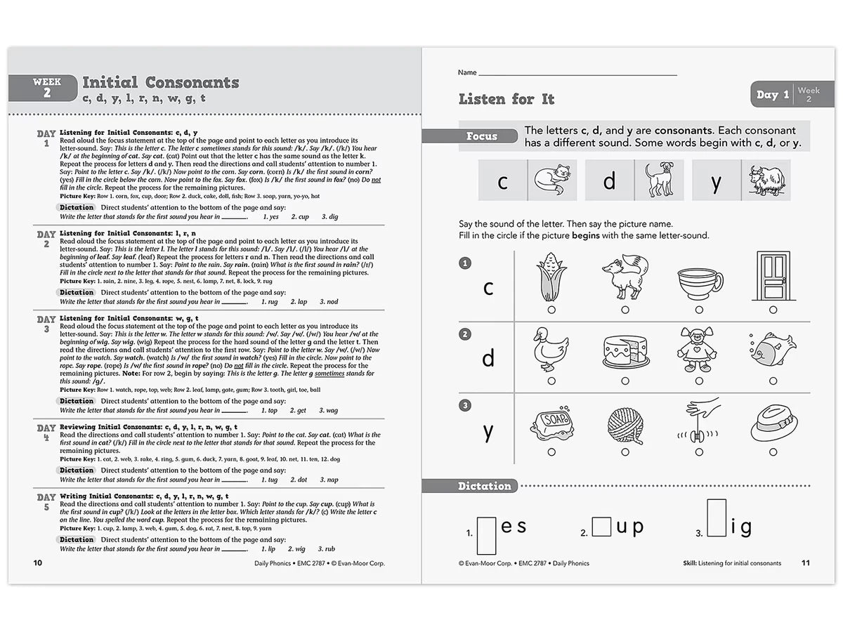 Daily Phonics Workbook - Gr. 1 - US 2864