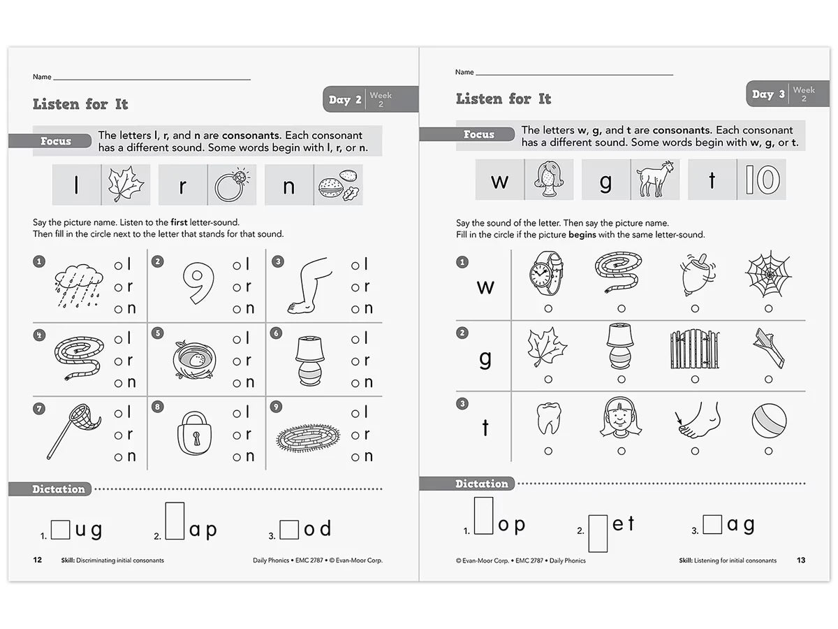 Daily Phonics Workbook - Gr. 1 - US 2864