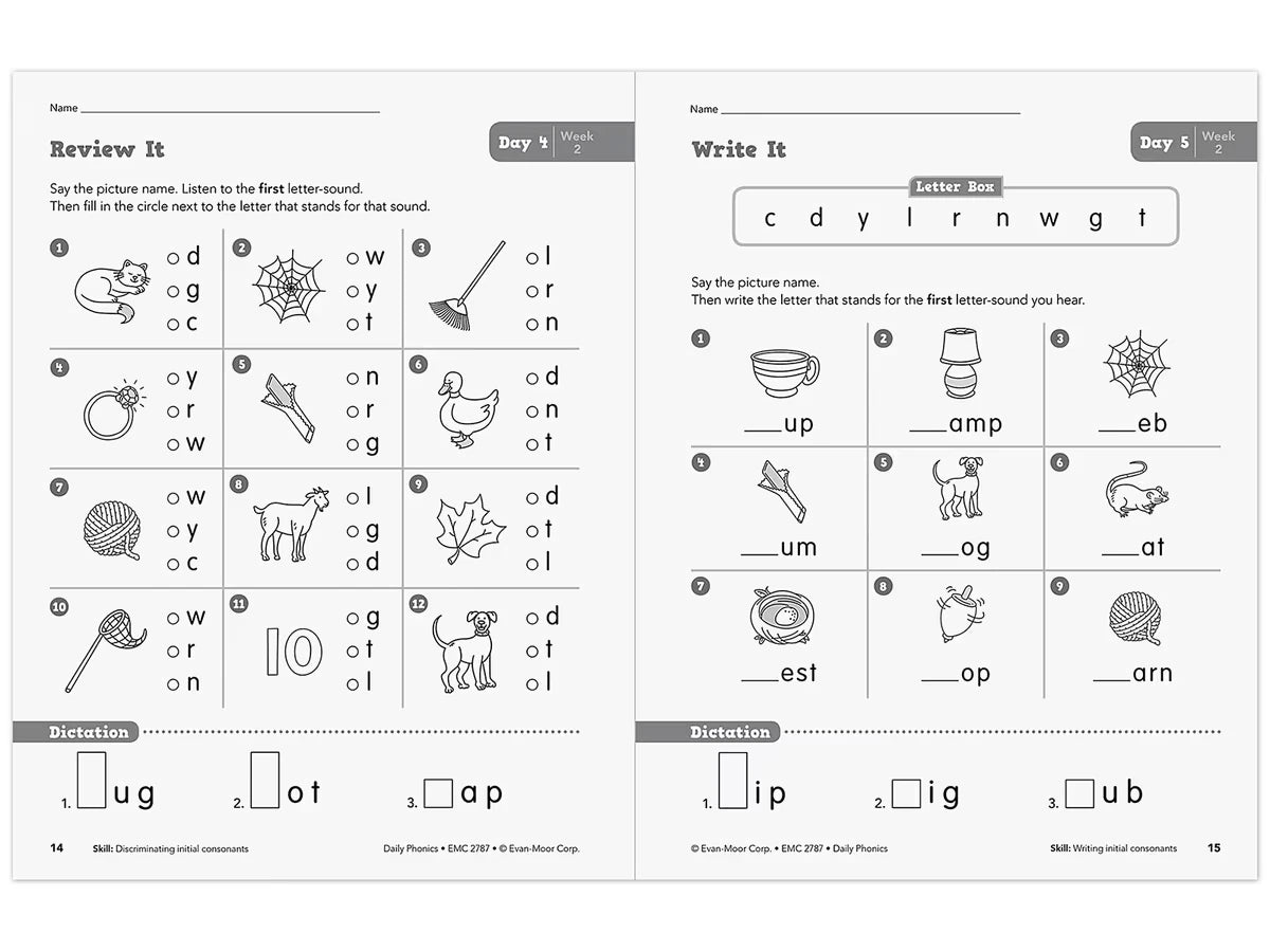 Daily Phonics Workbook - Gr. 1 - US 2864