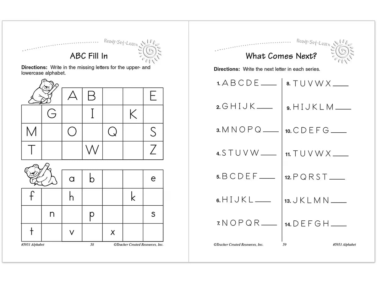 Alphabet Fun Workbook - US 2102