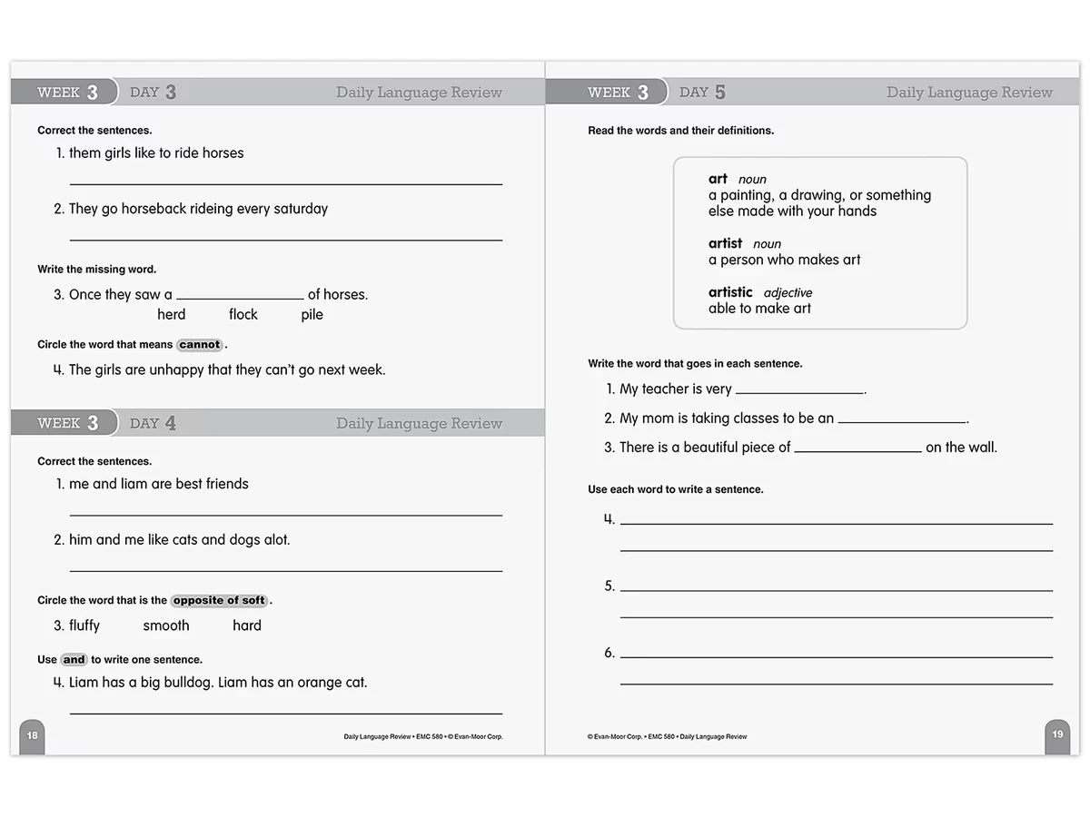 Daily Language Review Workbook - Gr. 2 - US 6941