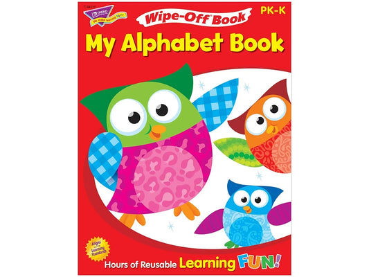 Owl-Stars!® Alphabet Write & Wipe Workbook - US 4119