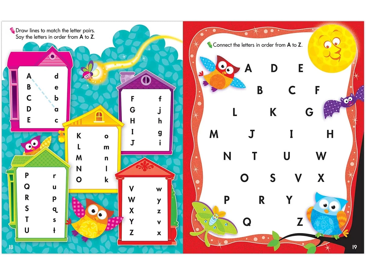 Owl-Stars!® Alphabet Write & Wipe Workbook - US 4119