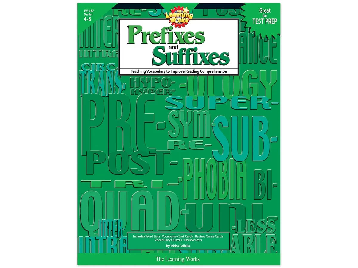 Prefixes & Suffixes Workbook - US 6210