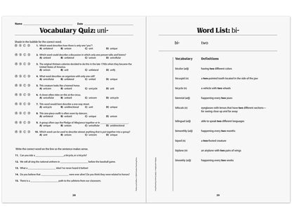 Prefixes & Suffixes Workbook - US 6210