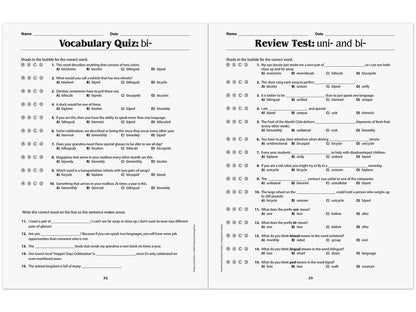 Prefixes & Suffixes Workbook - US 6210