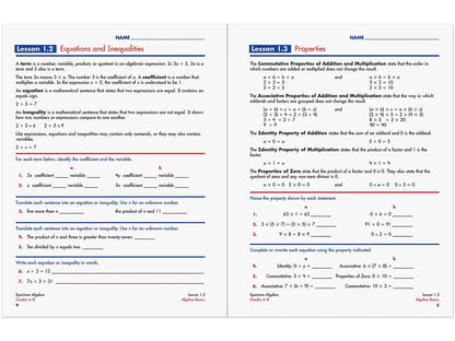 Spectrum® Algebra Workbook - US 8846