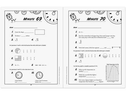 Math Minutes Workbook - Gr. 3 - US 9032