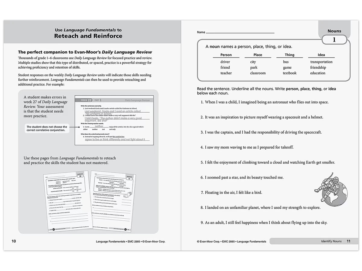 Language Fundamentals Activities Workbook - Gr. 5 - US 5871