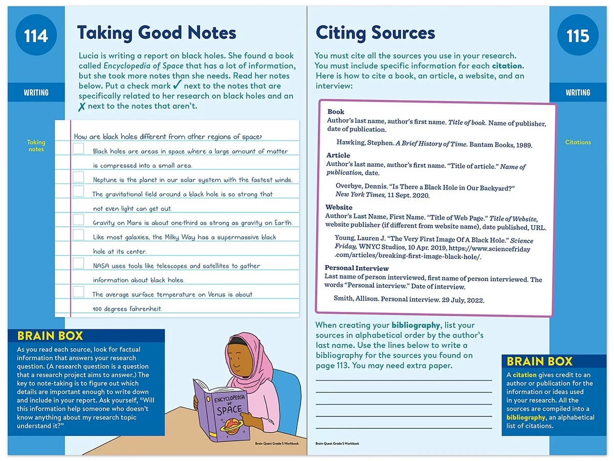 Brain Quest Workbook - Gr. 5 - US 8753
