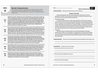 Daily Reading Comprehension Activities Workbook - Gr. 7 - US 9779