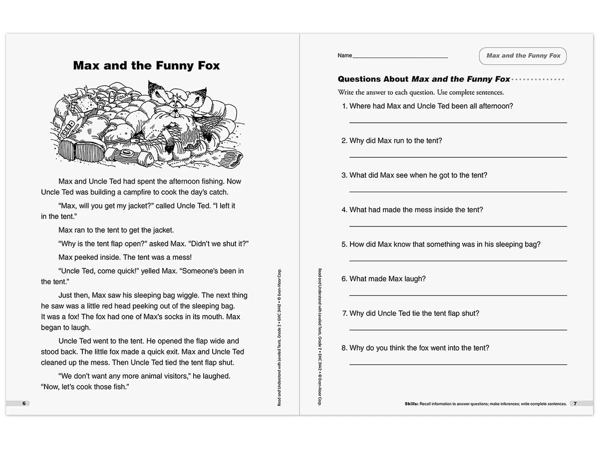 Read & Understand with Leveled Texts Workbook - Gr. 2 - US 9002