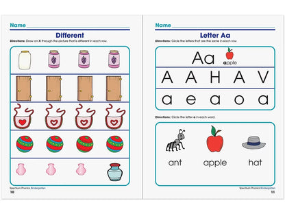 Spectrum® Phonics Workbook - Kindergarten - US 3253