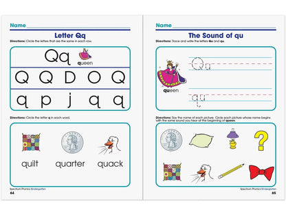 Spectrum® Phonics Workbook - Kindergarten - US 3253