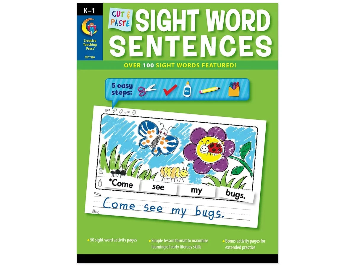 Sight-Word Sentences Workbook - US 2625