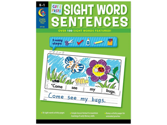 Sight-Word Sentences Workbook - US 2625