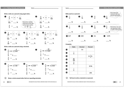Mathematics Workbook - Gr. 6 - US 1482