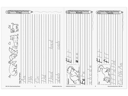Modern Manuscript Daily Handwriting Practice Workbook - US 5528