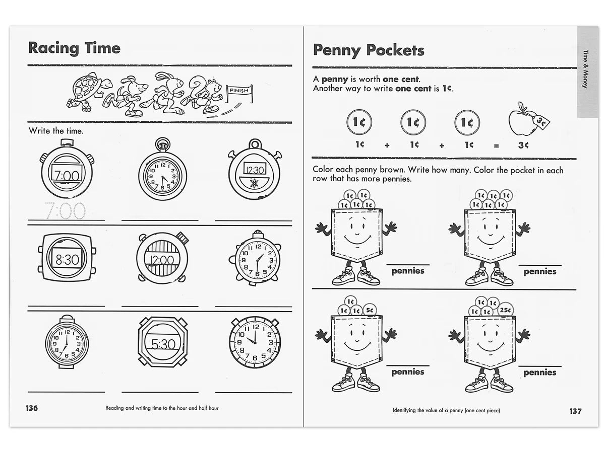 First Grade Ultimate Skill Builder Workbook - US 1608