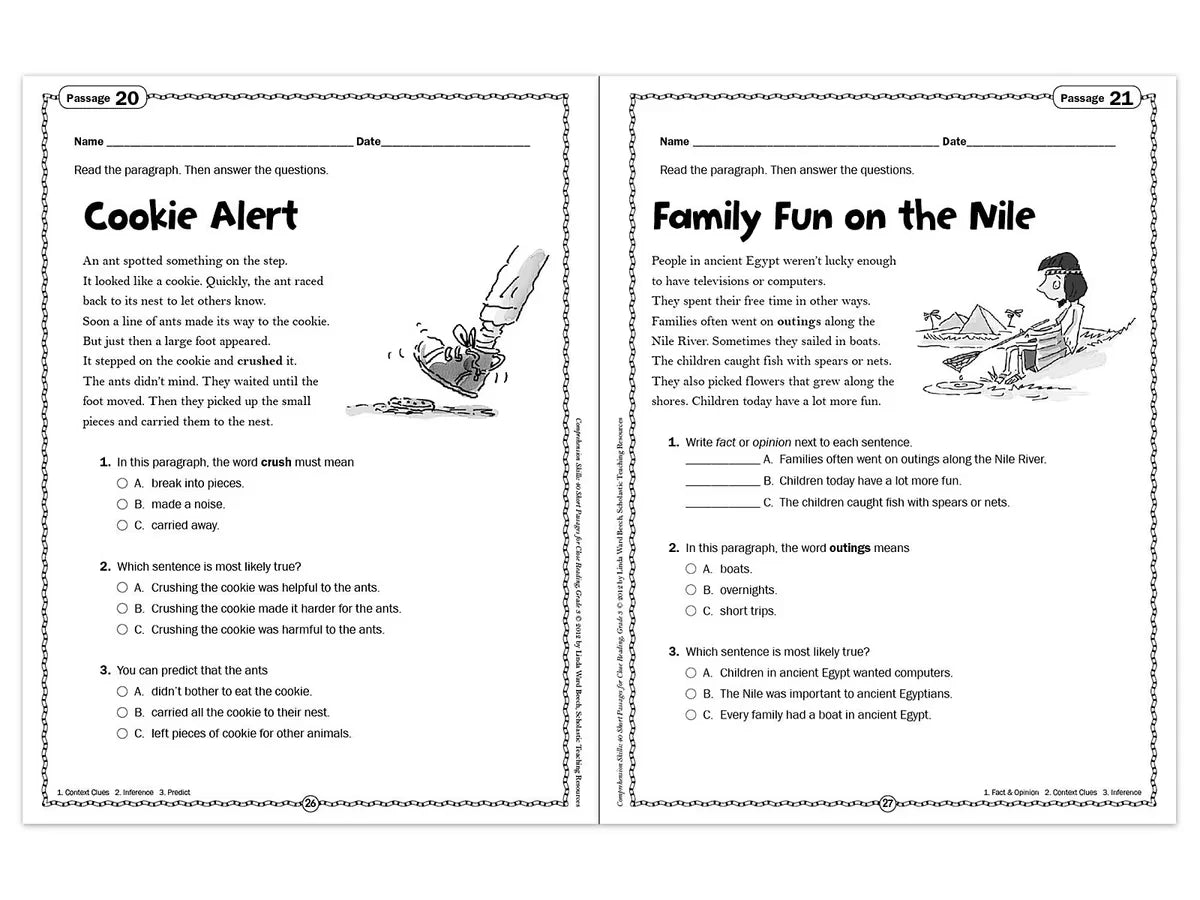 Comprehension Skills Workbook - Gr. 3 - US 4373
