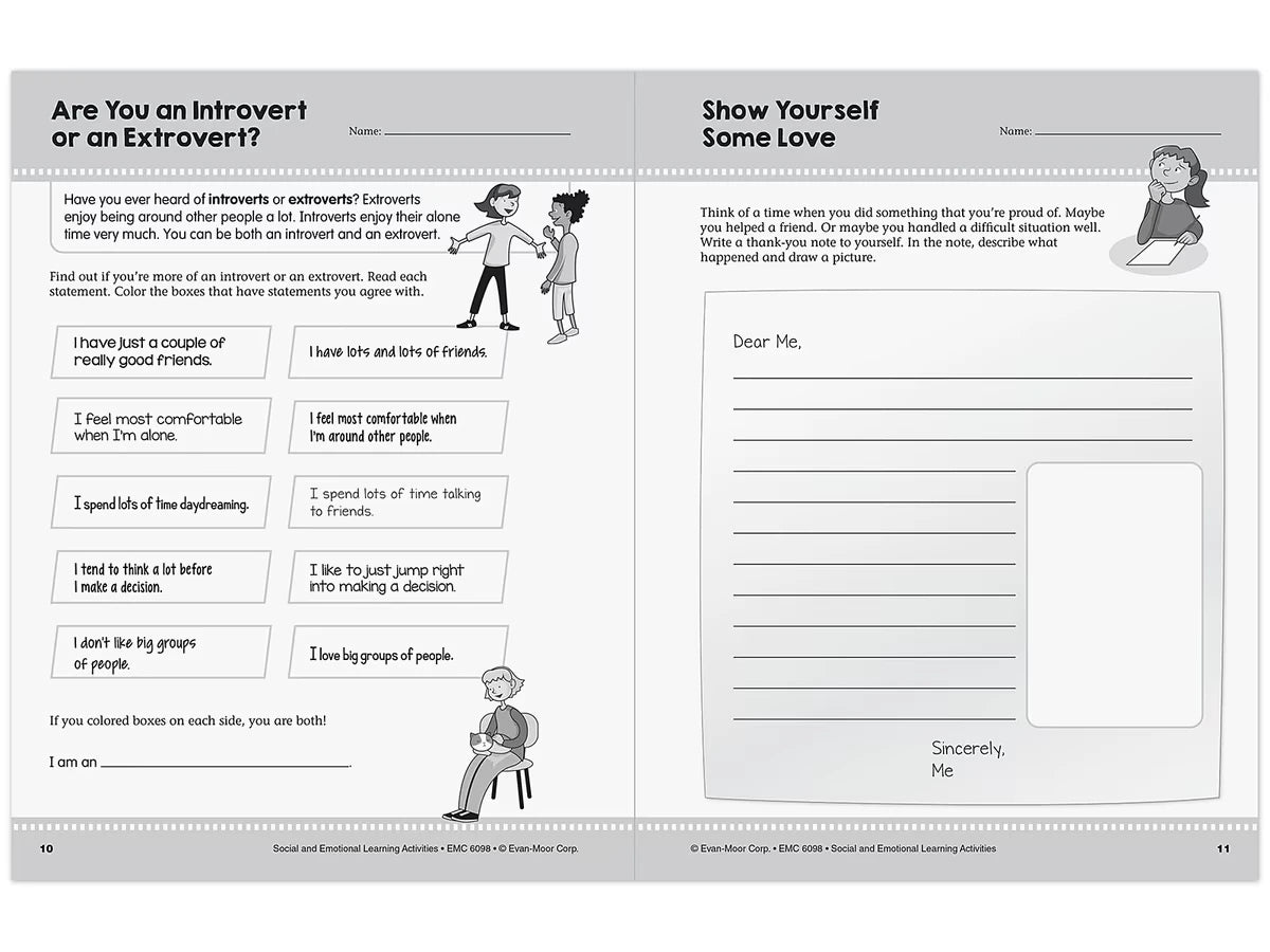 Social and Emotional Learning Activity Workbook - Gr. 5-6 - US 8331