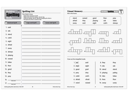 Building Spelling Skills Workbook - Gr. 3 - US 2342