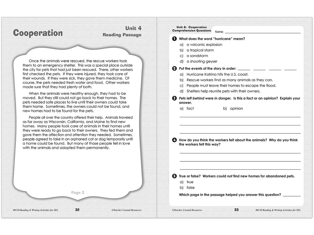 Social-Emotional Learning Workbook - Gr. 4-6 - US 3013