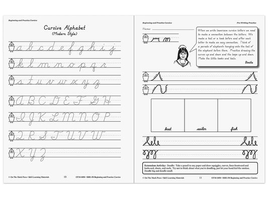 Beginning Cursive Workbook - US 6789