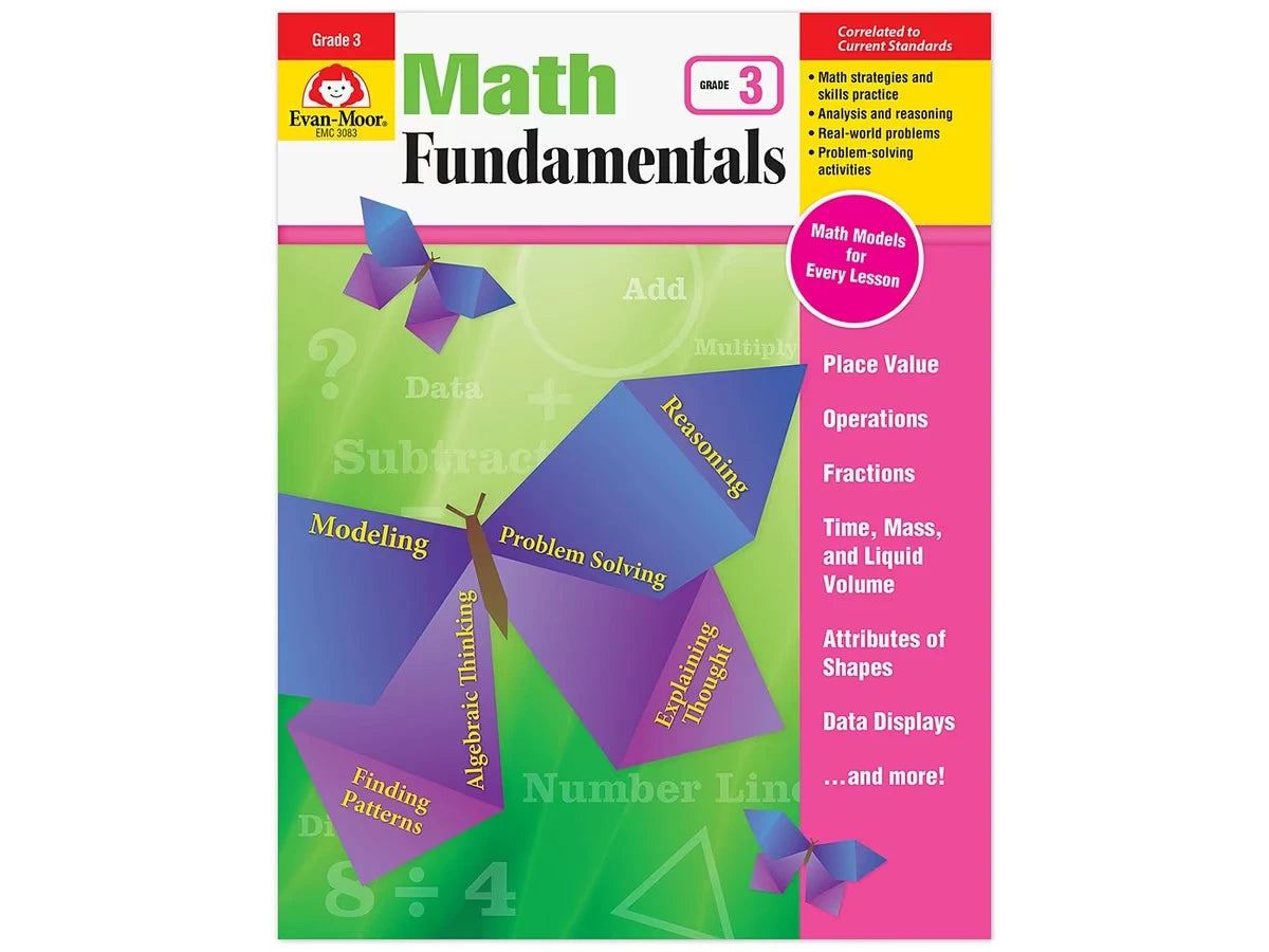 Math Fundamentals Workbook - Gr. 3 - US 1199