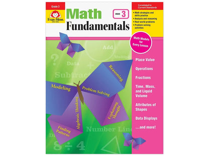 Math Fundamentals Workbook - Gr. 3 - US 1199
