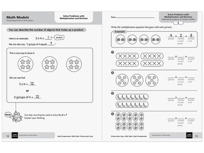 Math Fundamentals Workbook - Gr. 3 - US 1199