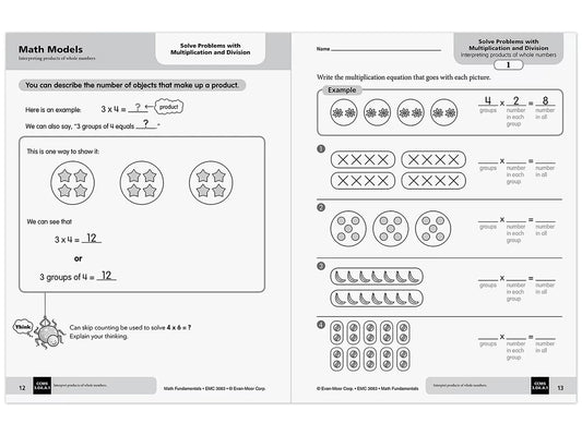 Math Fundamentals Workbook - Gr. 3 - US 1199