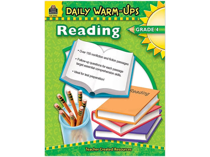Reading Daily Warm-Ups Workbook - Gr. 4 - US 4773