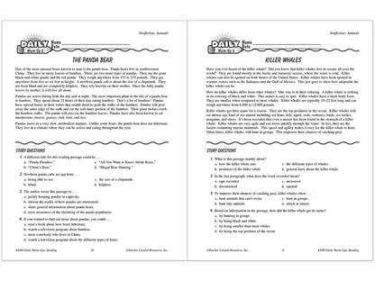 Reading Daily Warm-Ups Workbook - Gr. 4 - US 4773