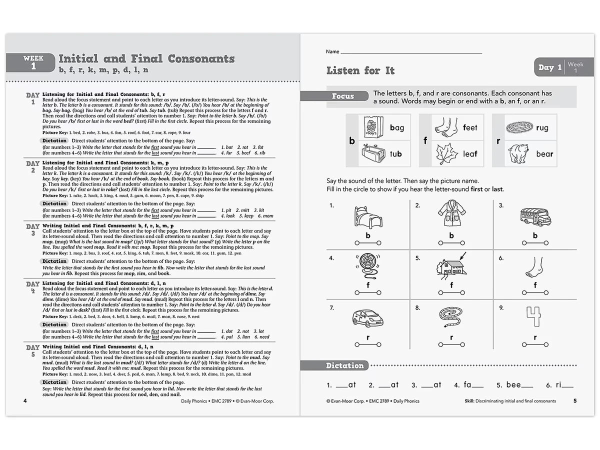 Daily Phonics Workbook - Gr. 3 - US 3043
