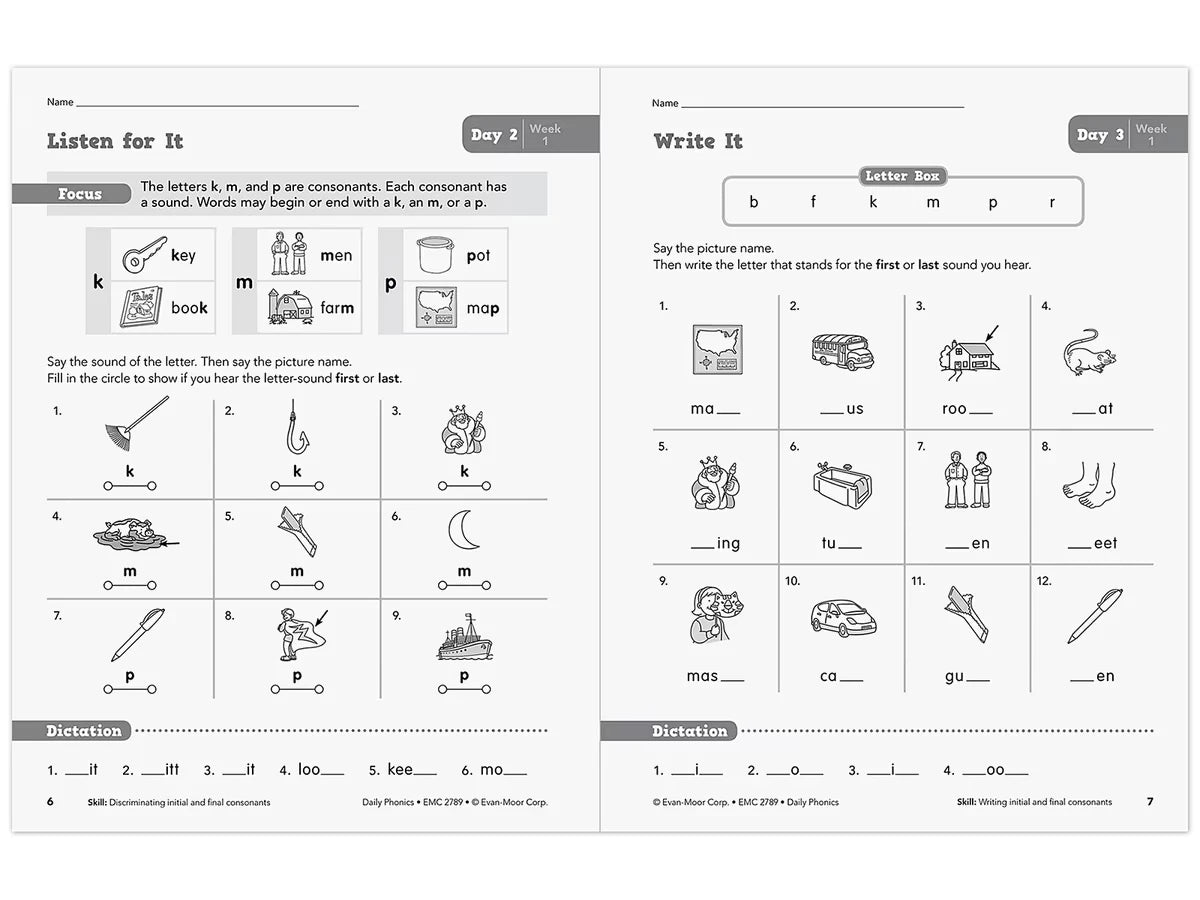 Daily Phonics Workbook - Gr. 3 - US 3043