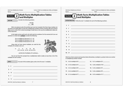 Multiplication & Division Workbook - US 5972
