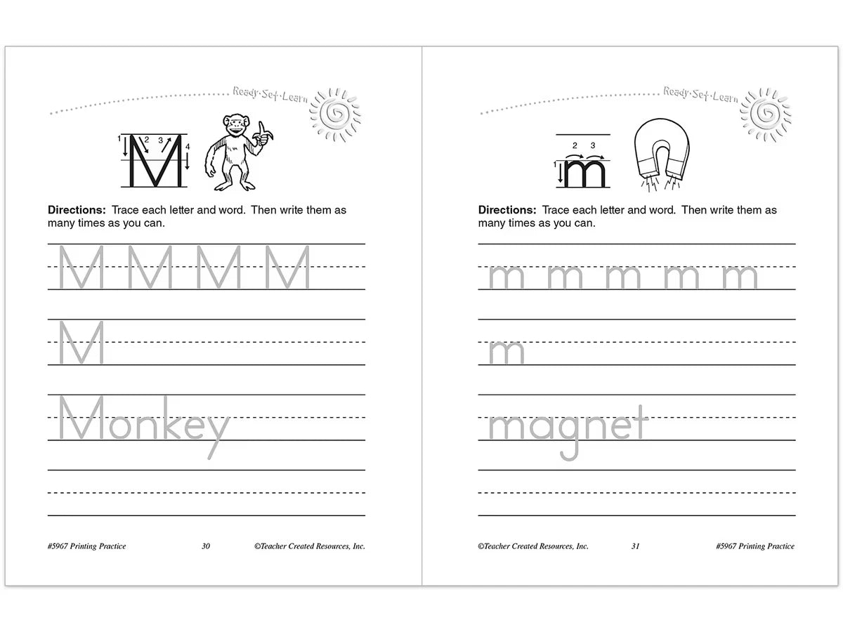 Printing Practice Workbook - US 3411
