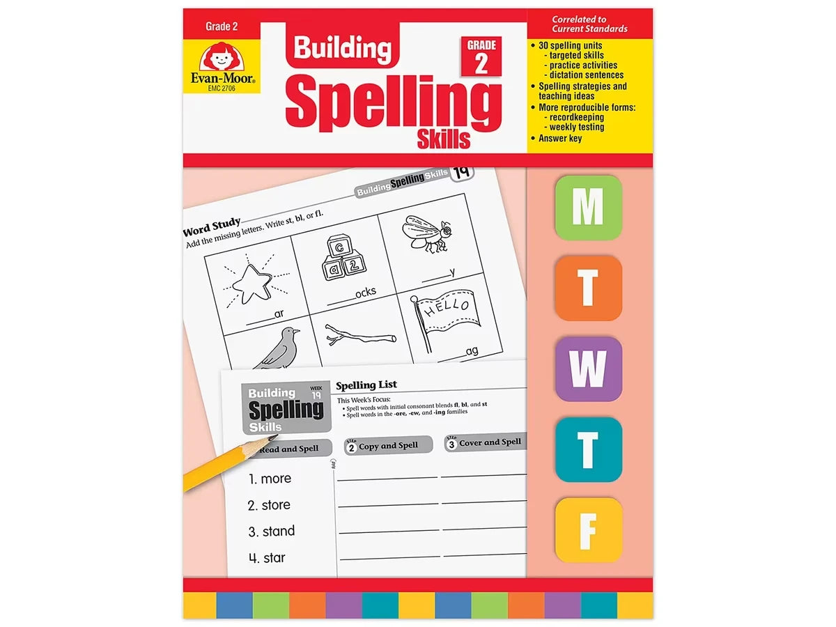 Building Spelling Skills Workbook - Gr. 2 - US 2830