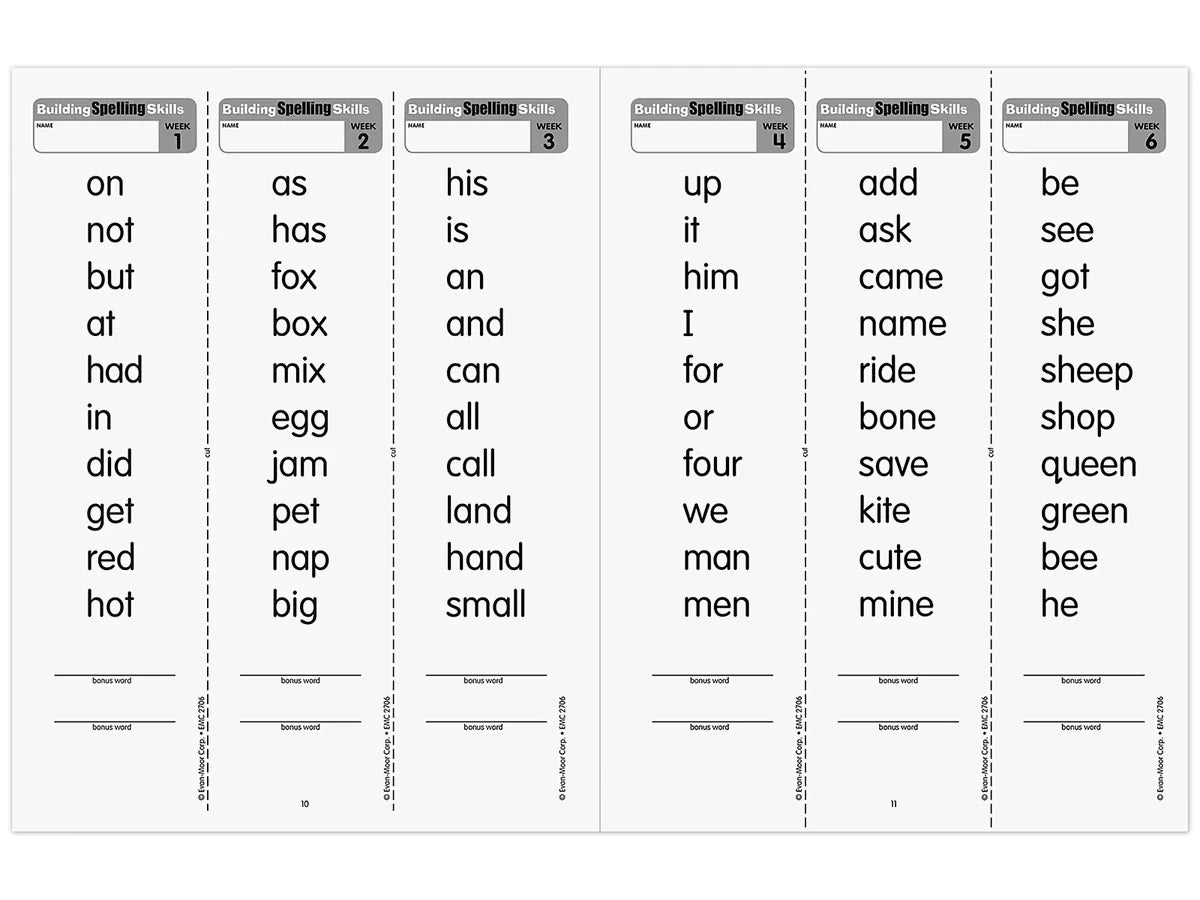 Building Spelling Skills Workbook - Gr. 2 - US 2830