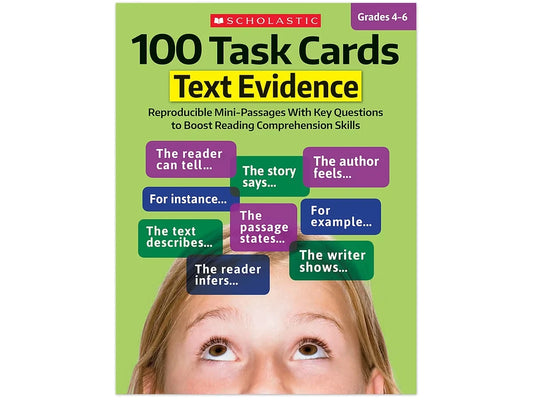 Text Evidence 100 Task Cards Workbook - US 7520