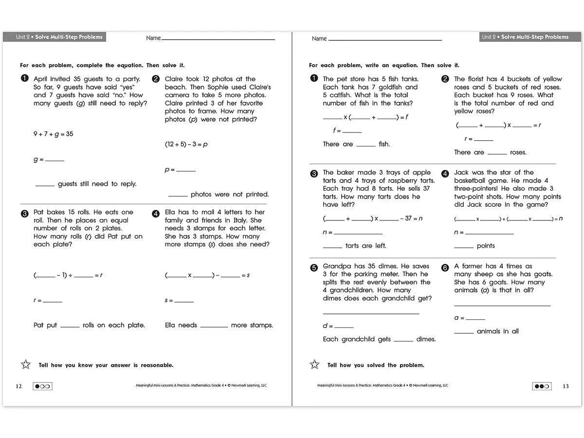 Mathematics Workbook - Gr. 4 - US 1289