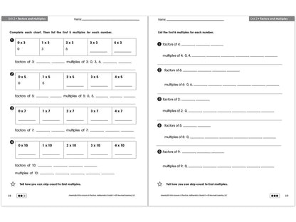 Mathematics Workbook - Gr. 4 - US 1289