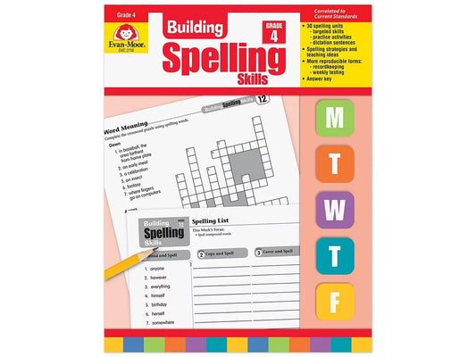 Building Spelling Skills Workbook - Gr. 4 - US 6353