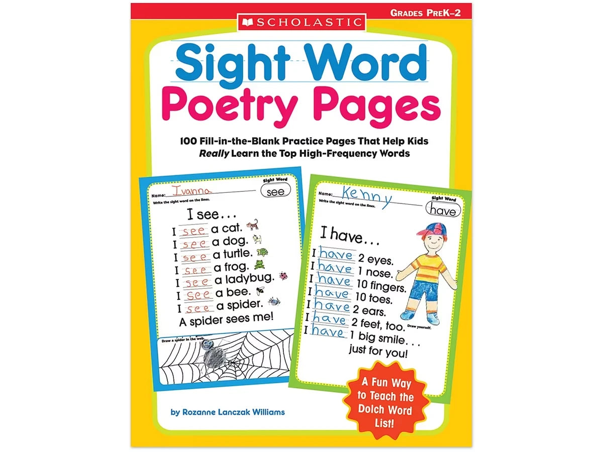 Sight-Word Poetry Workbook - US 3991