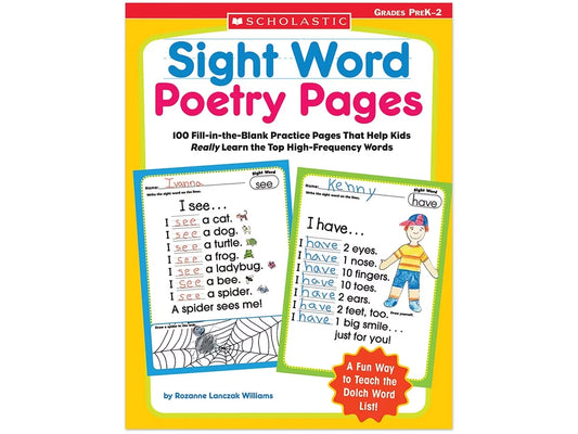 Sight-Word Poetry Workbook - US 3991