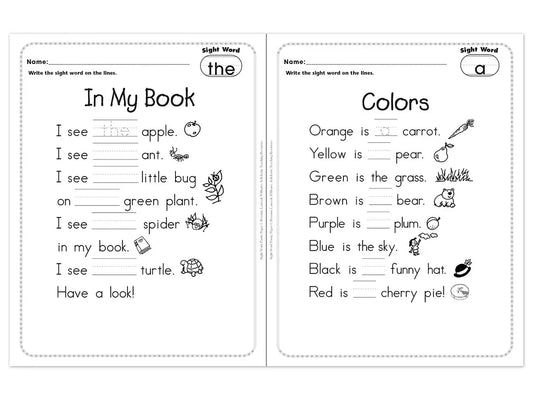 Sight-Word Poetry Workbook - US 3991