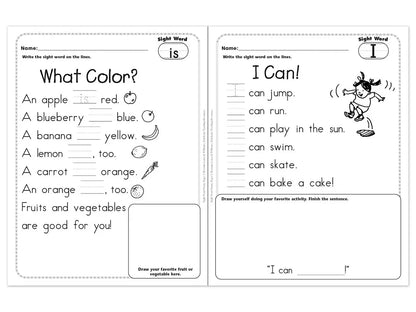 Sight-Word Poetry Workbook - US 3991