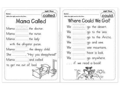 Sight-Word Poetry Workbook - US 3991