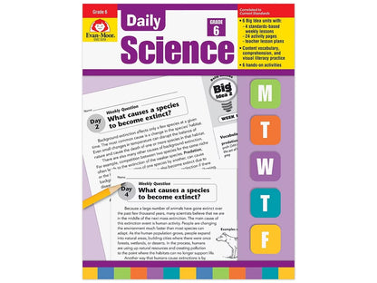 Daily Science Reproducible Activities Workbook - Gr. 6 - US 6119